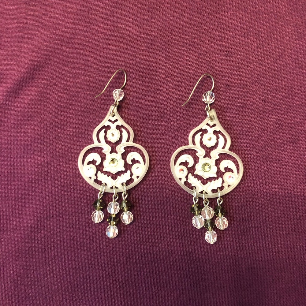 Tarina Tarantino Classic Lucite Dangle Earrings